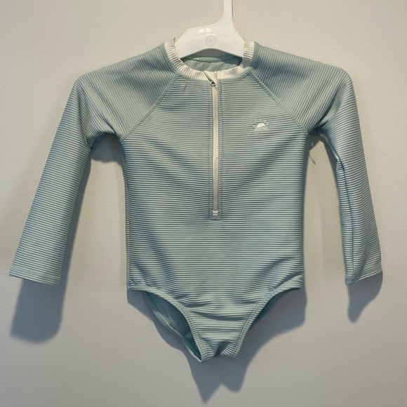 Little Co. by Lauren Conrad Other - Little Co. by Lauren Conrad Girls Long Sleeve Swimsuit Light Blue Size 3T NWOT
